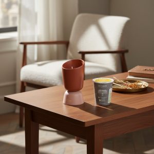 Påfyllningsbar doftljus 180 g bärnsten