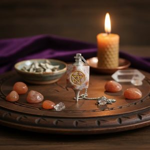 Reiki-pendel med solsten