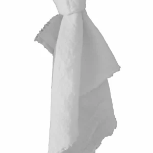 Linneservett off-white